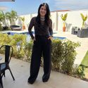 Calça Feminina Alfaiataria Detalhe Cós - Preto