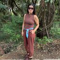 Calça Feminina Cenoura Flat Ice - Marrom