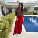 Calça Feminina Liandra - Vermelha