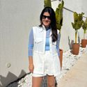 Conjunto Feminino Linen Mix - Off White