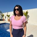 Cropped Feminino Canelado - Rosa