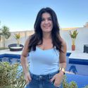 Cropped Feminino Poliamida com Alça - Azul Bebê