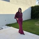 Pantalona Feminina Flat Ice - Vinho