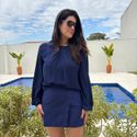 Shorts Saia Feminino Winter - Marinho