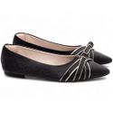 Sapatilha Feminina Bico Fino Preto