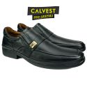 Sapato Masculino 200 gramas em Couro Carneiro 82F211 Preto