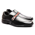 Sapato Social Masculino Calvest em Couro Preto-80F062