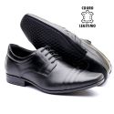 Sapato Social Masculino Calvest em Couro Preto Tradicional De Amarrar - 2300D733