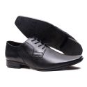Sapato Social Calvest em Couro Carneiro de amarrar -1100D347-PTO