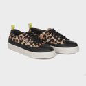 Tênis Casual Feminino Onça Preto