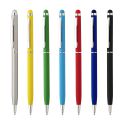 Caneta Metálica Colorida com Toucht 