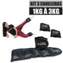 Kit Caneleira de Peso 1kg à 3kg bagun 