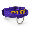 Coleira Poderosso Personalizada (Roxo)