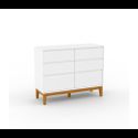 Cômoda Nature Clean 6 gavetas 