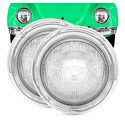 Farol Fusca 1973 á 1976 C/ 3 Furos De Parafuso