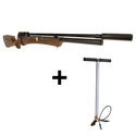Carabina de Pressão PCP Rossi Outlander com Valvula Reguladora + Bomba Manual 300bar