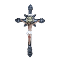 Crucifixo Resina -Medalha São Bento - 24 cm