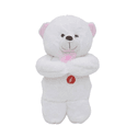 URSO PELÚCIA - REZA PAI NOSSO - Branco Rosa
