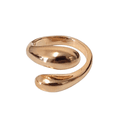 Anel Vicky P dourado