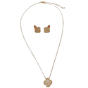 Conjunto Trevo dourado