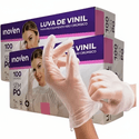 Luva de Vinil Com Pó - 100 unidades