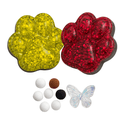Tab Squishy Patinhas Glitter