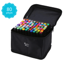 Kit Canetinhas Touch 80 Cores Ponta Dupla