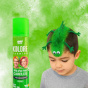 Tinta Spray Temporária Para Cabelos Kolore Fashion Verde