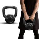 Kettlebell 4Kg De Ferro Emborrachado Treinamento Funcional Fitness Musculação Academia Treino Em Casa