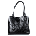 Bolsa 100% em couro legítimo - Preta (BG002)