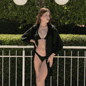 Saída Chamise Preta
