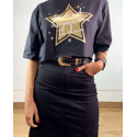 Cropped Star Preto