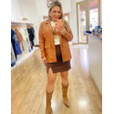 Saia Suede Marron