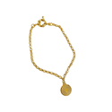 Pulseira Pai Nosso- banho ouro 18k