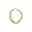 Pulseira Mallorca- banho ouro 18k