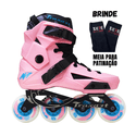 Patins Inline Freestyle Revolt Rosa Abec 9 Traxart