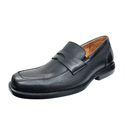 mocassim couro preto