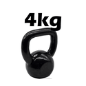 Kettlebell Emborrachado 4Kg - Infinity Fitness