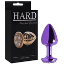 Prazer anal plug anal m Lilás Com Pedra Cravejada Em Strass