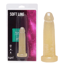 Dildo Pênis De Borracha Glitter 13,5 X 3,3Cm 