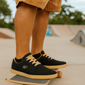 TÊNIS SKATE LOOSE CANVAS PRETO-NATURAL - LANDFEET