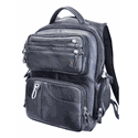 Mochila em Couro modelo Racer - Preta Reforçada