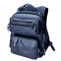 Mochila Racer em Couro Reforçado cor Azul marinho