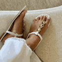 Rasteira Nina Off White