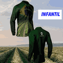 Camiseta Infantil Café no Brasil Preta