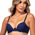 29579 - Conjunto Push Up. Calcinha fio. - Azul
