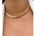 Chocker de fita trançado 