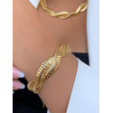 Pulseira de malha trançada 