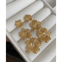 Brinco trio de flor 