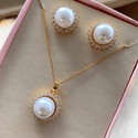 Conjunto de Perola trabalhada na micro zircônia 